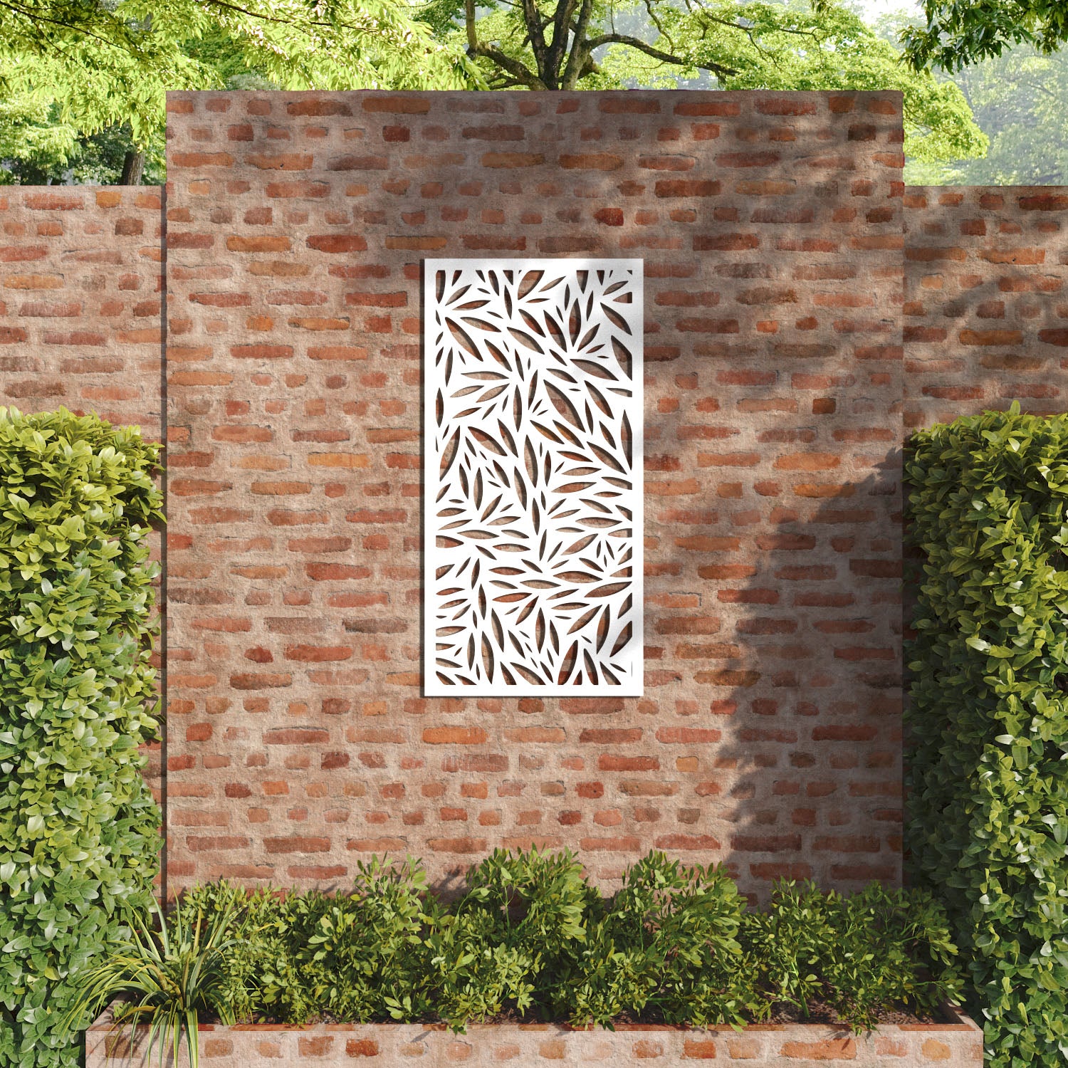 Foliage decorative panel