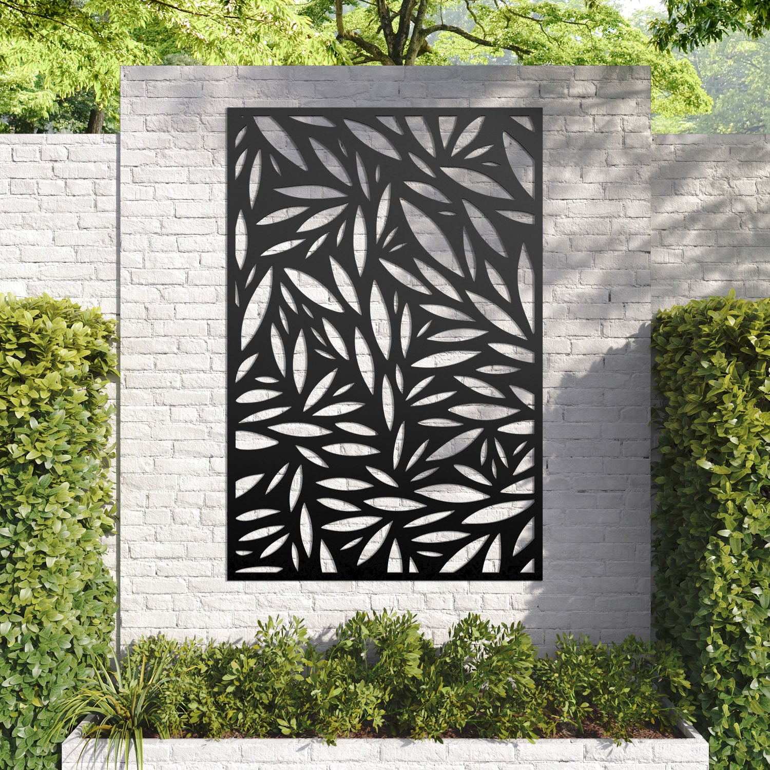 Foliage decorative panel
