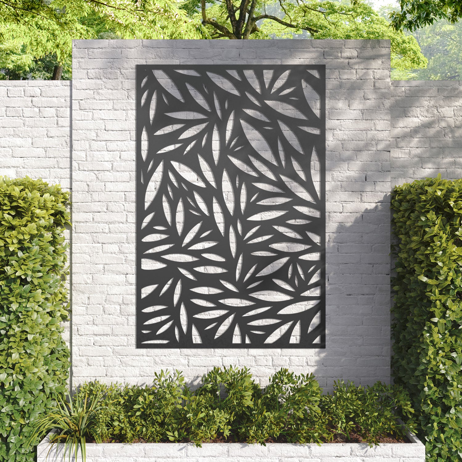 Foliage decorative panel