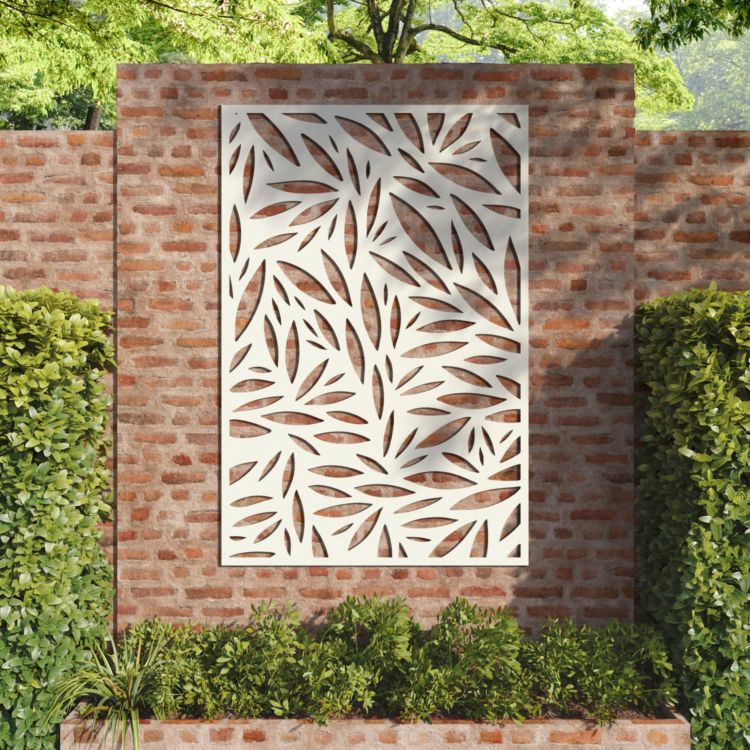 Foliage decorative panel