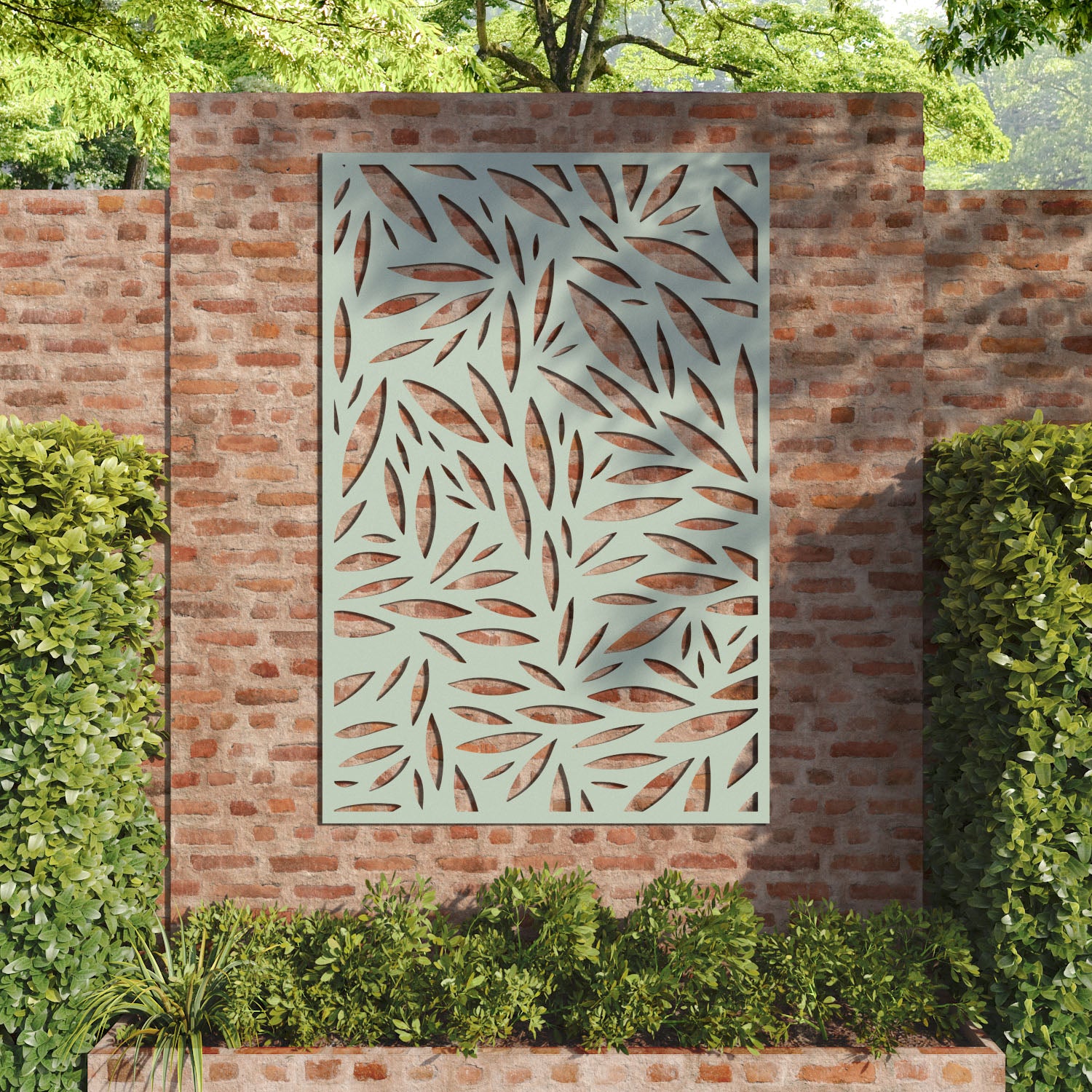 Foliage decorative panel