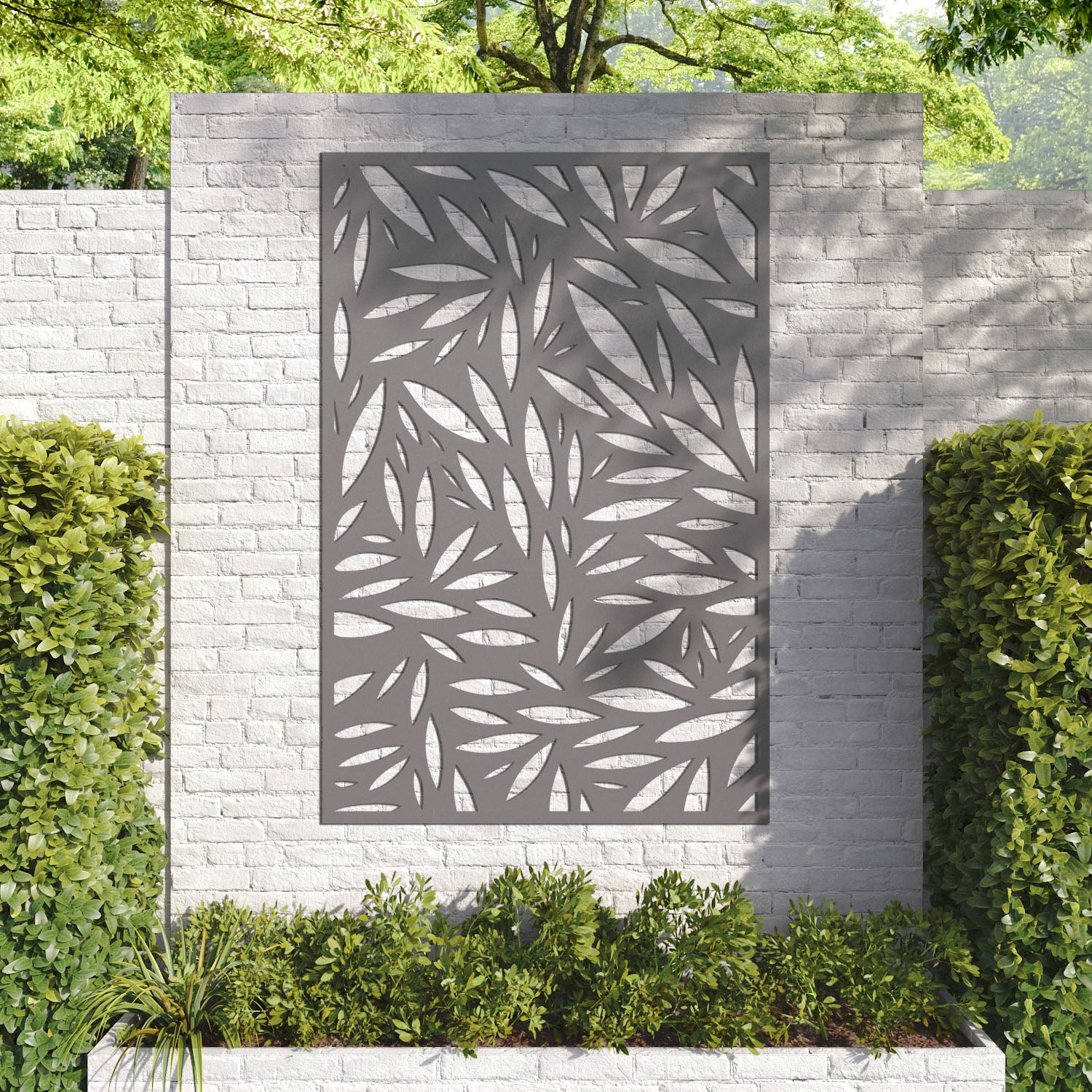 Foliage decorative panel