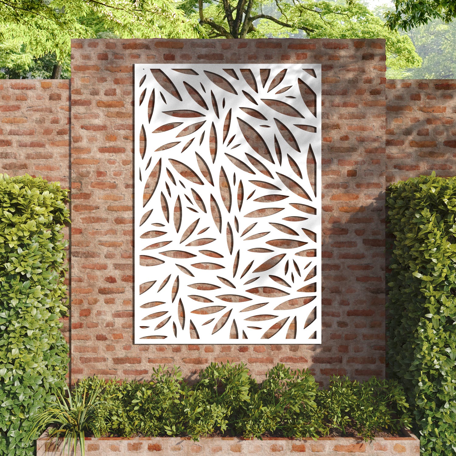 Foliage decorative panel