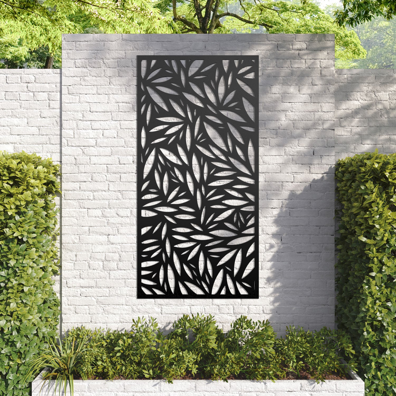 Foliage decorative panel