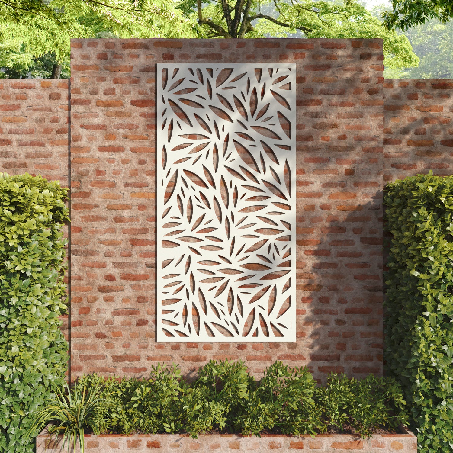 Foliage decorative panel