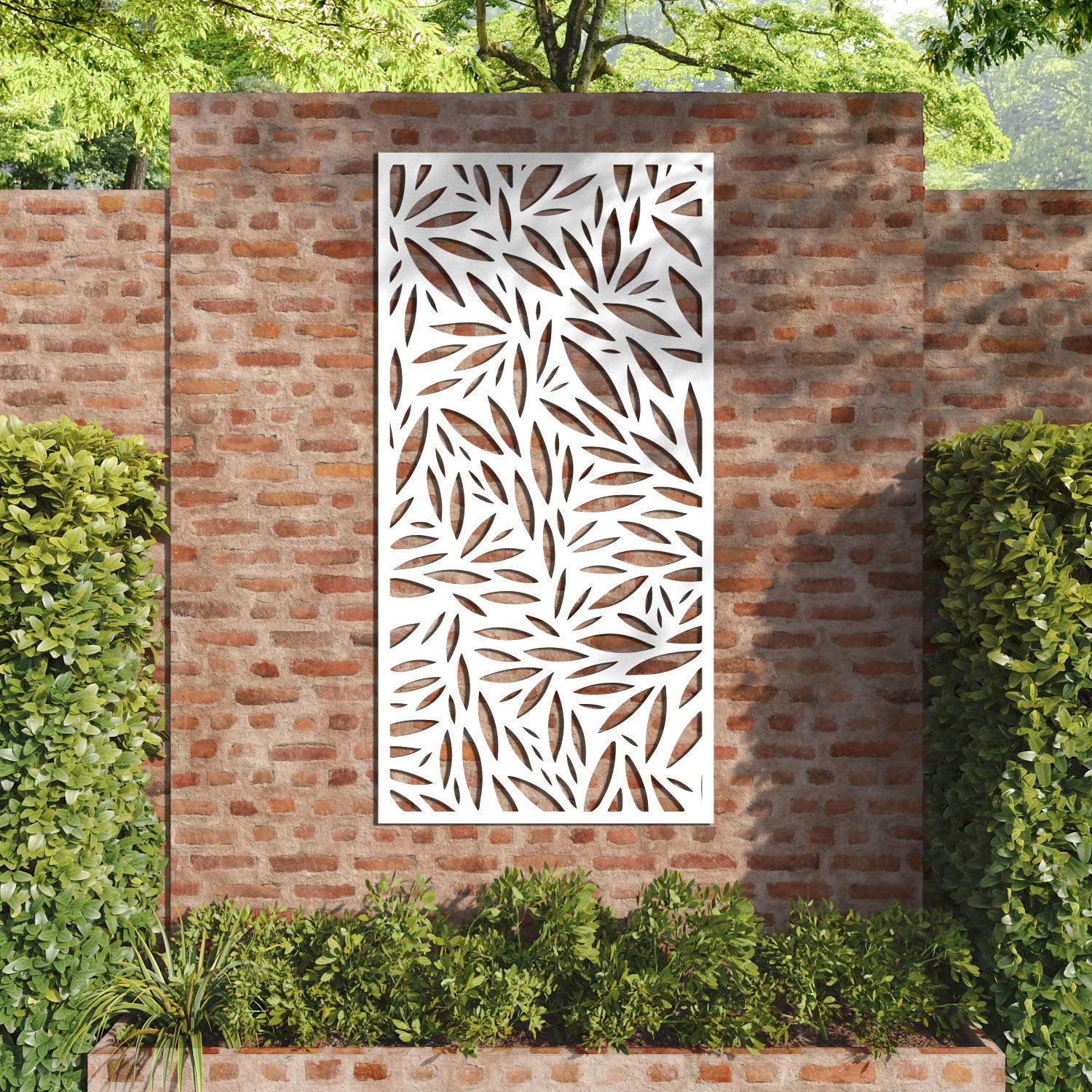 Foliage decorative panel