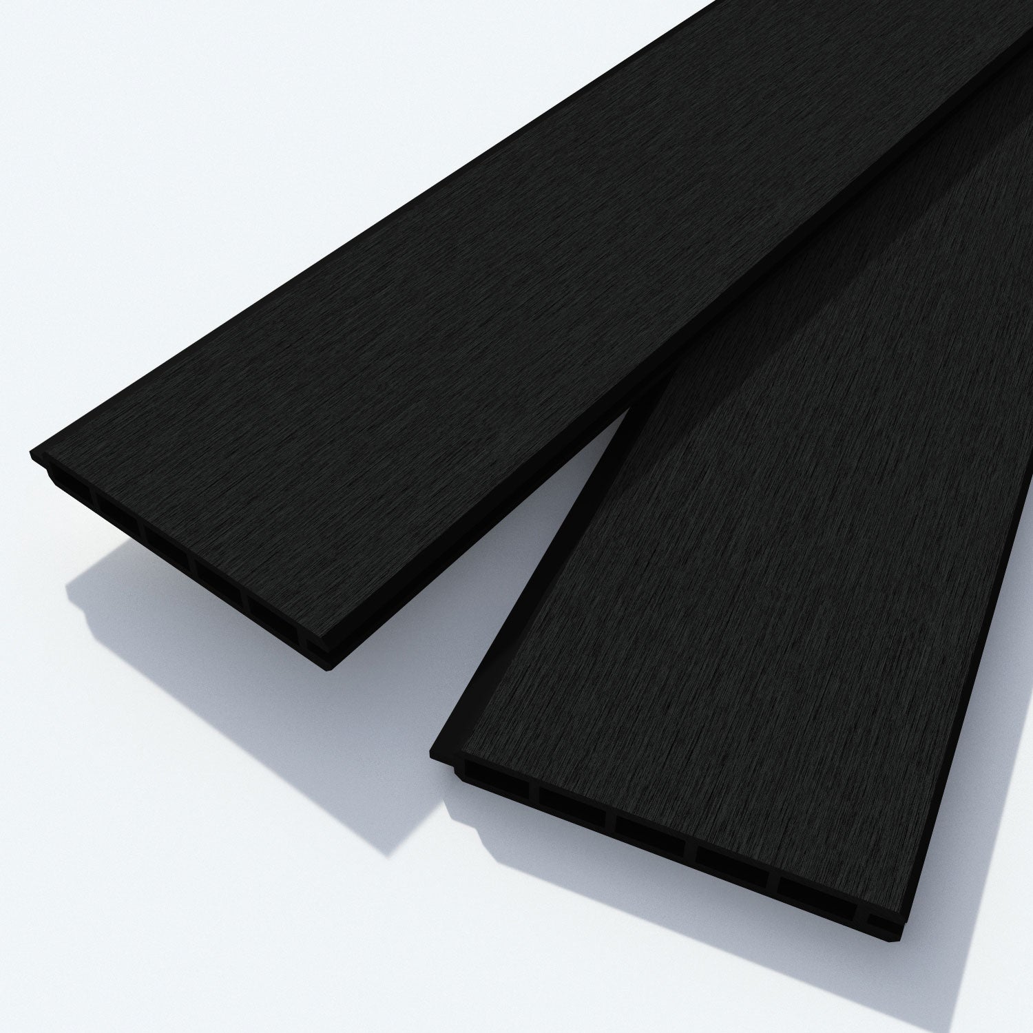 Fusion Alnara Fence Panel - Black - with our composite posts