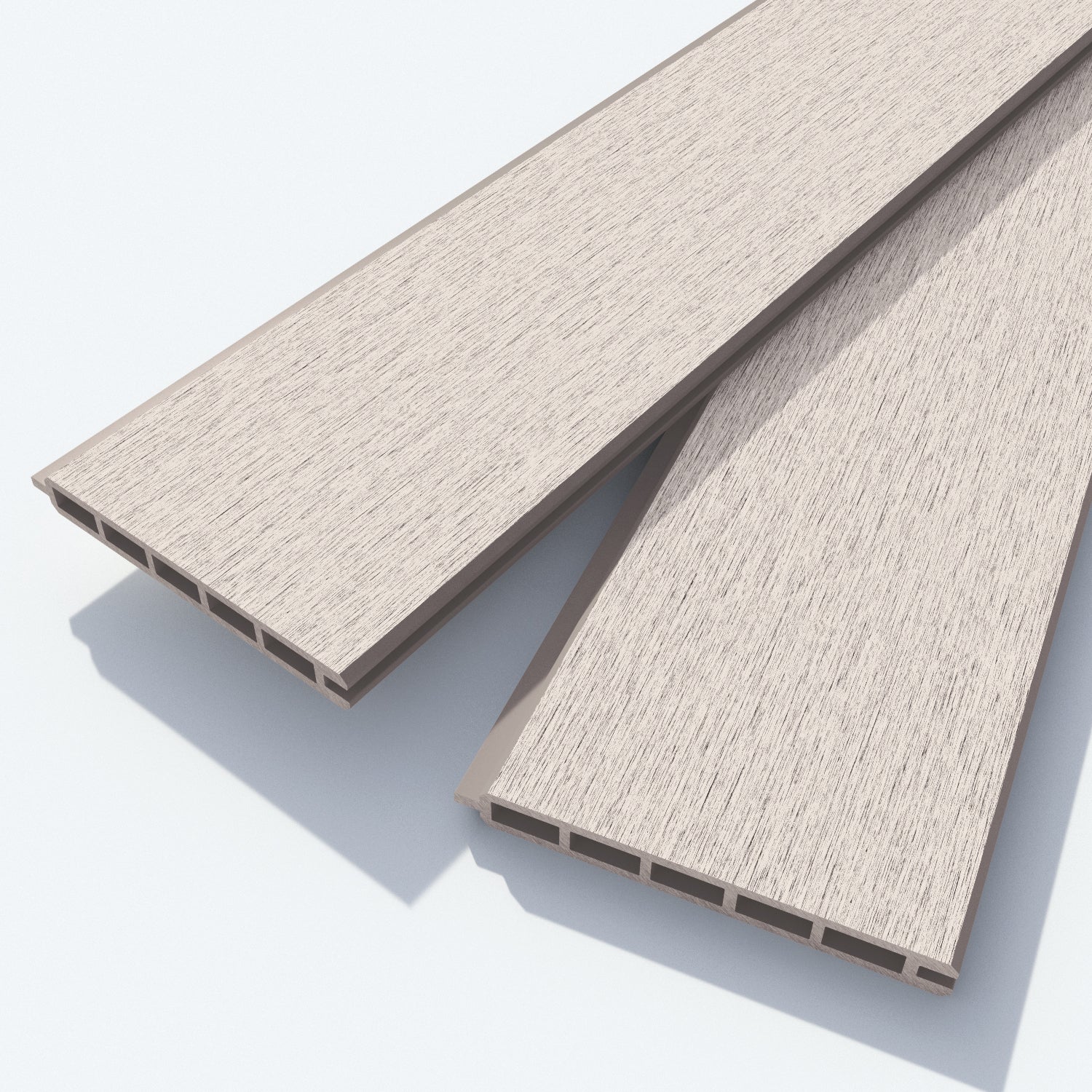 Fusion Zenith Fence Panel - Mid Stone - with our aluminium posts