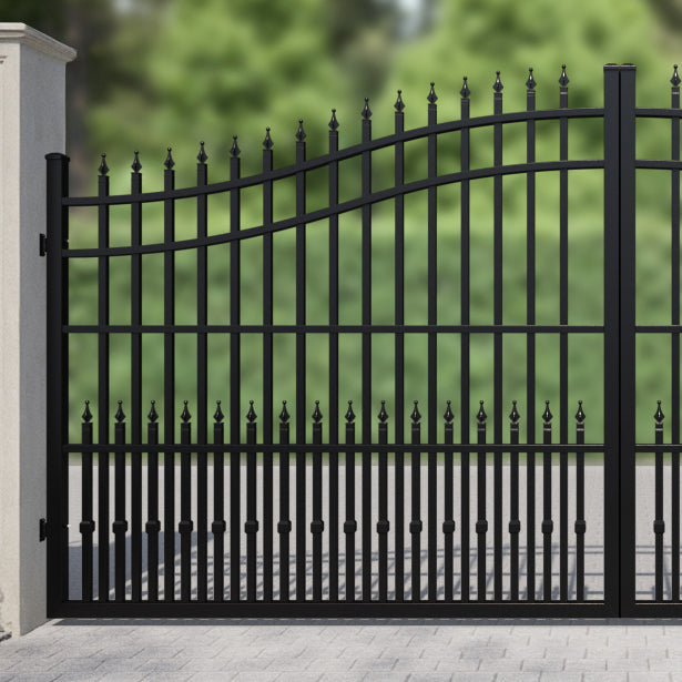 Ascot Aluminium High Middle Driveway Gate