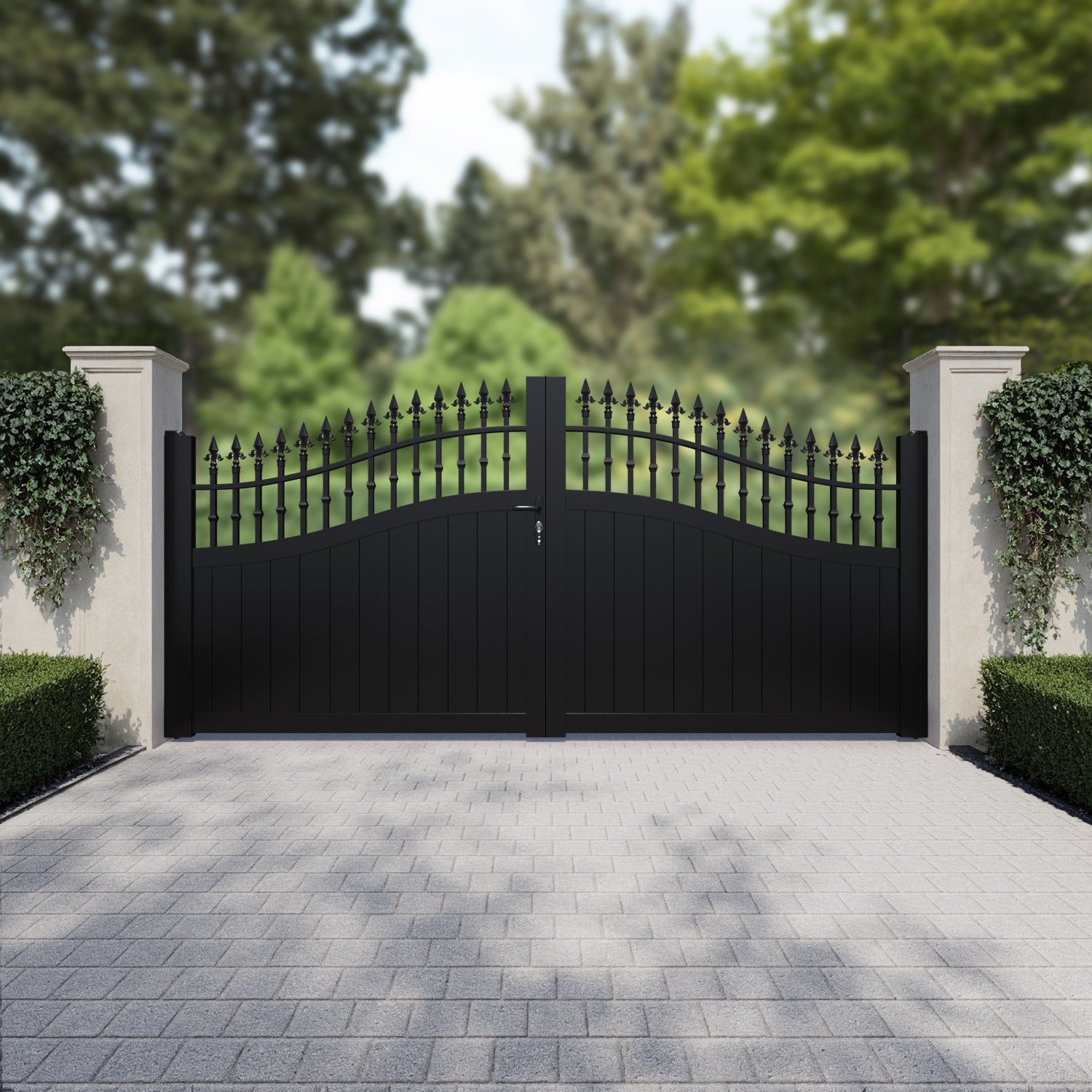 Bexley Aluminium High Middle Driveway Gate