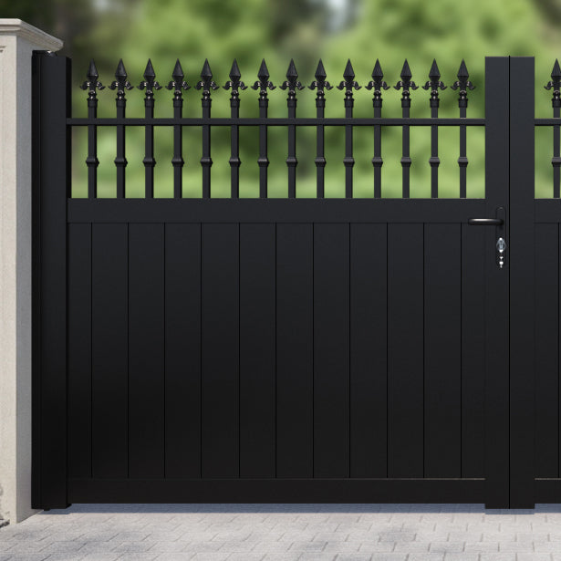 Bexley Aluminium Straight Top Driveway Gate