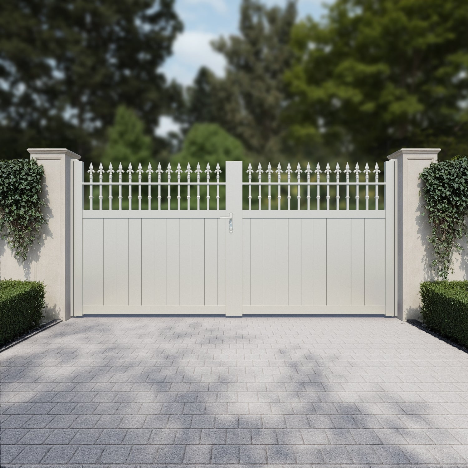 Bexley Aluminium Straight Top Driveway Gate