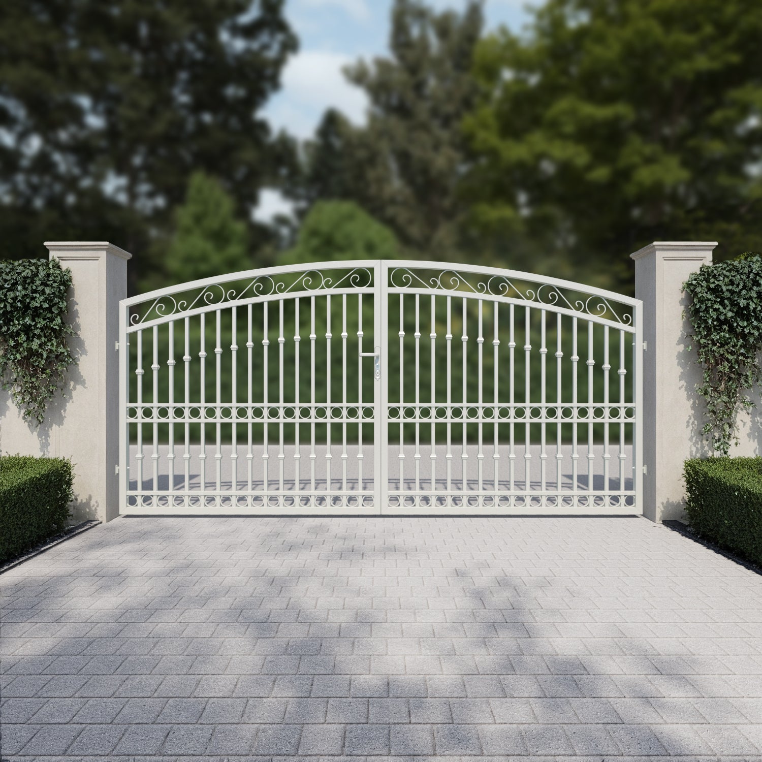 Celeste Aluminium High Middle Driveway Gate