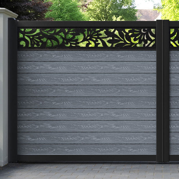 Classic Heritage Straight Top Driveway Gate - Anthracite - Top Screen