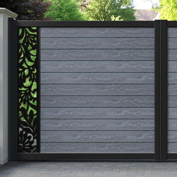 Classic Heritage Straight Top Driveway Gate - Anthracite - End Screen