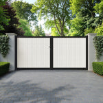 Virtis Light Stone Straight Top Driveway Gate