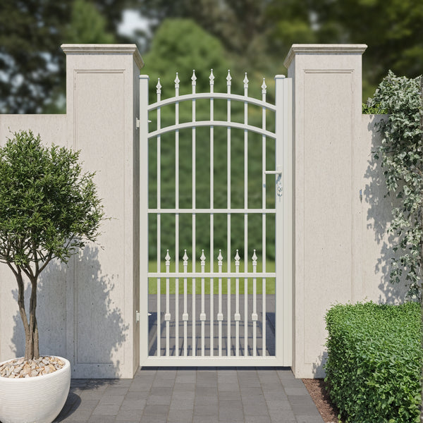 pedestrian gates - Aluminium Slats with Aluminium Frame
