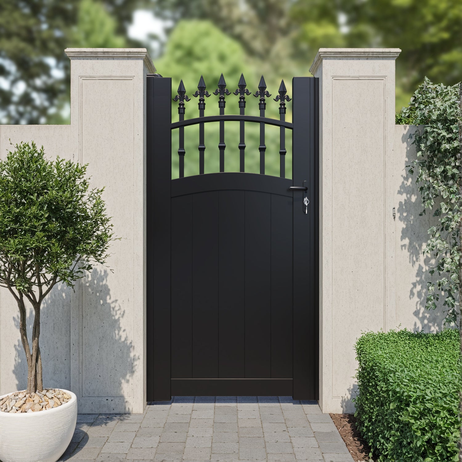 Bexley Aluminium High Middle Pedestrian Gate