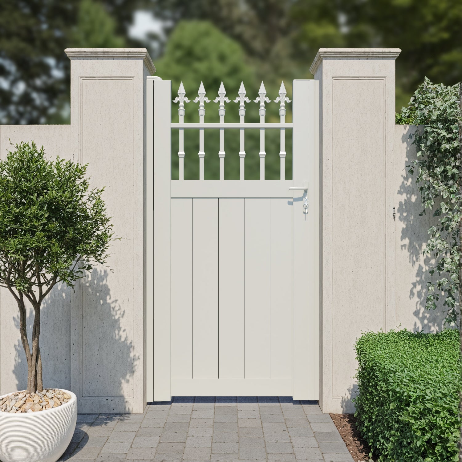 Bexley Aluminium Straight Top Pedestrian Gate