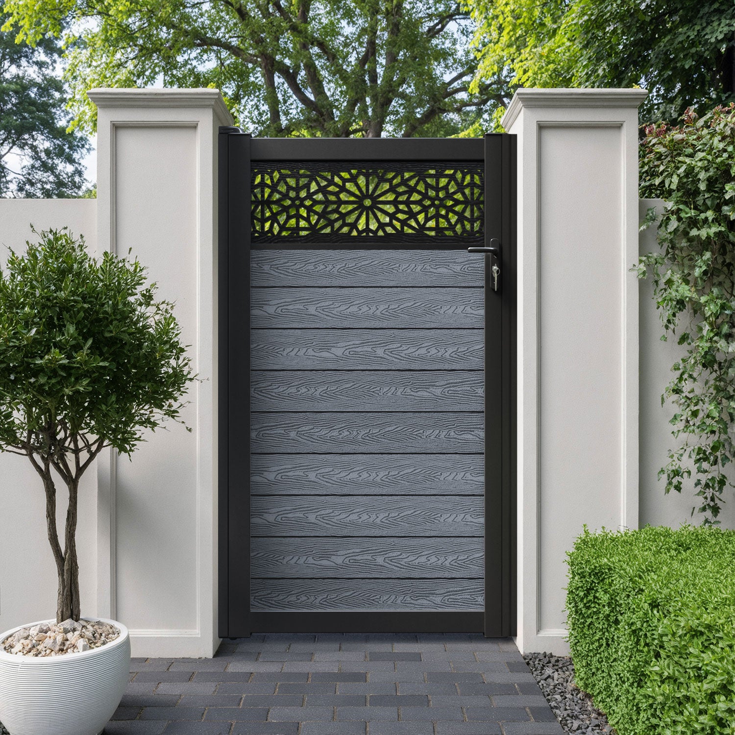 Classic Alnara Pedestrian Gate - Anthracite