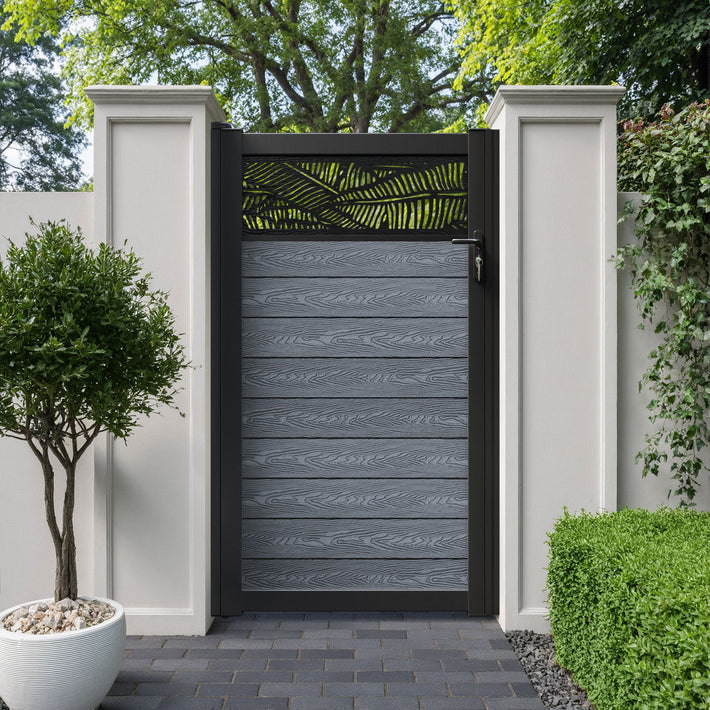 Classic Feather Pedestrian Gate - Anthracite