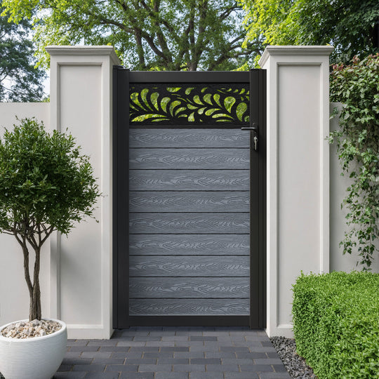 Classic Petal Pedestrian Gate - Anthracite