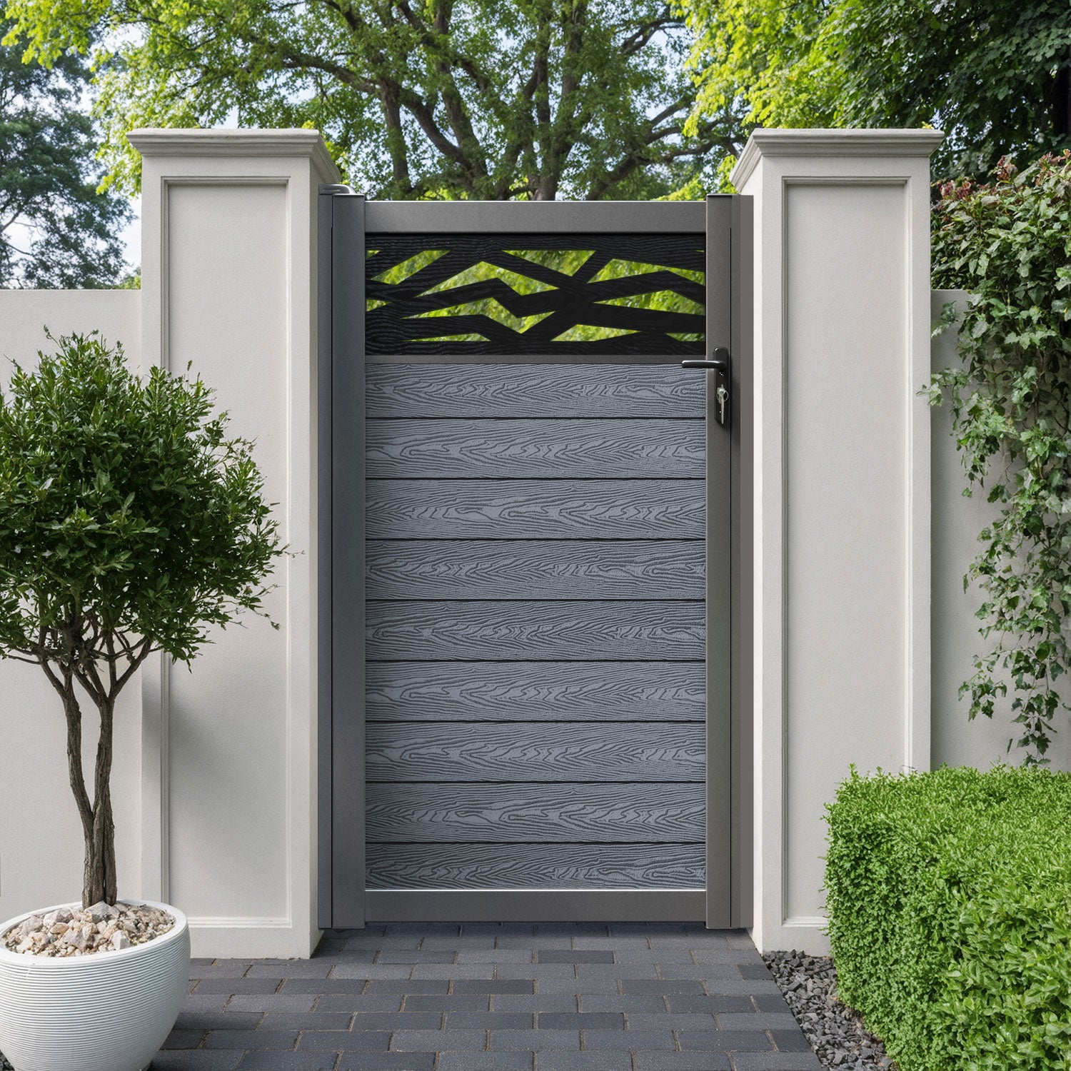 Classic Zenith Pedestrian Gate - Anthracite