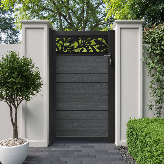 Classic Heritage Pedestrian Gate - Dark Grey