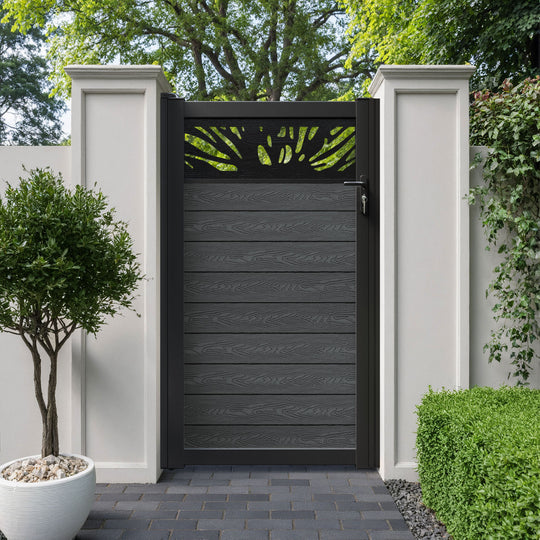 Classic Poppy Pedestrian Gate - Dark Grey