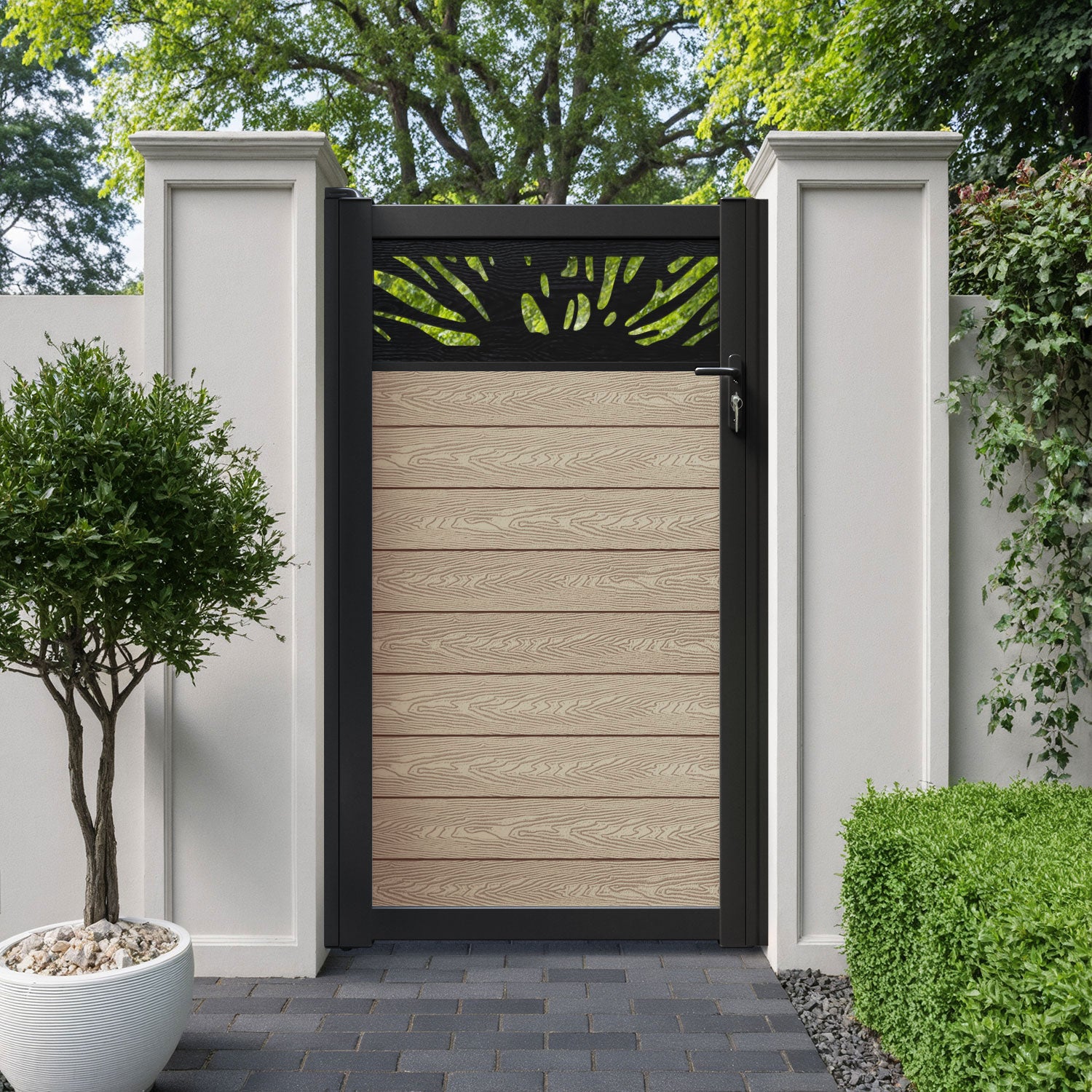 Classic Poppy Pedestrian Gate - Light Oak