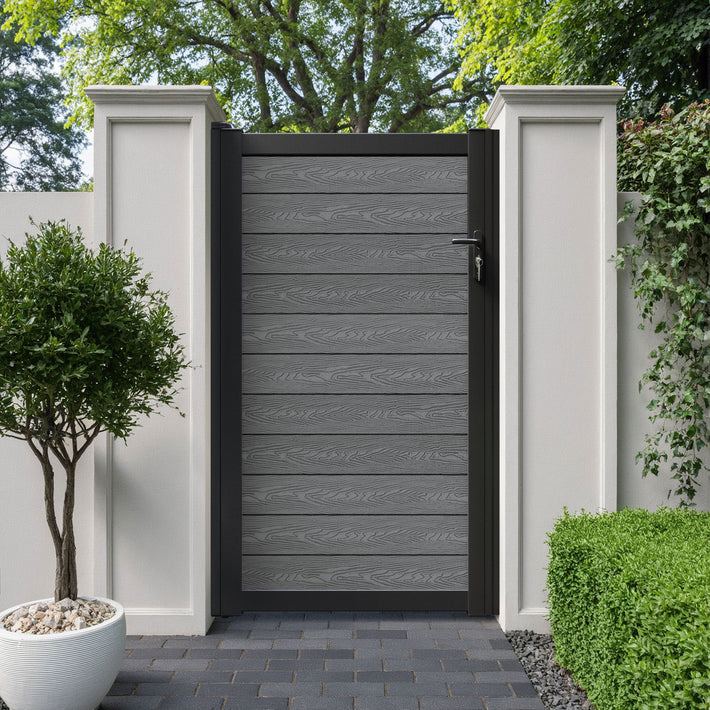 Classic Pedestrian Gate - Mid Grey
