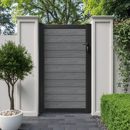 Classic Pedestrian Gate - Mid Grey