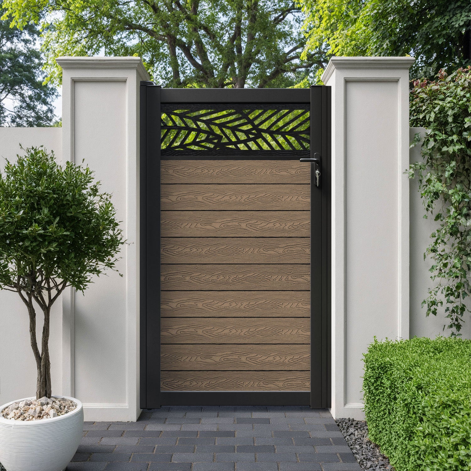 Classic Habitat Pedestrian Gate - Teak