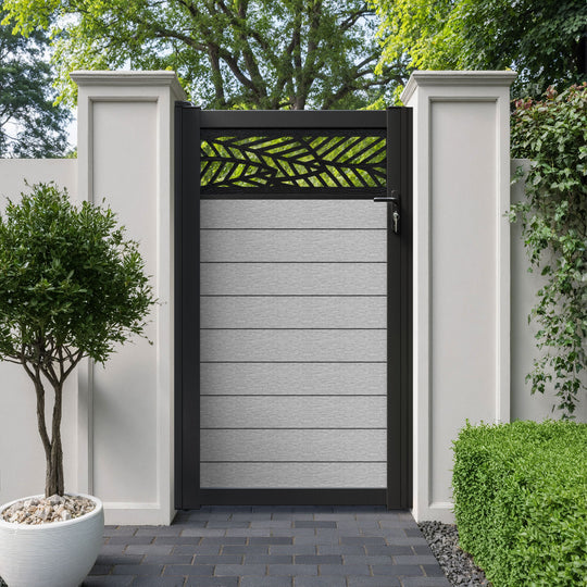 Fusion Habitat Pedestrian Gate - Light Grey