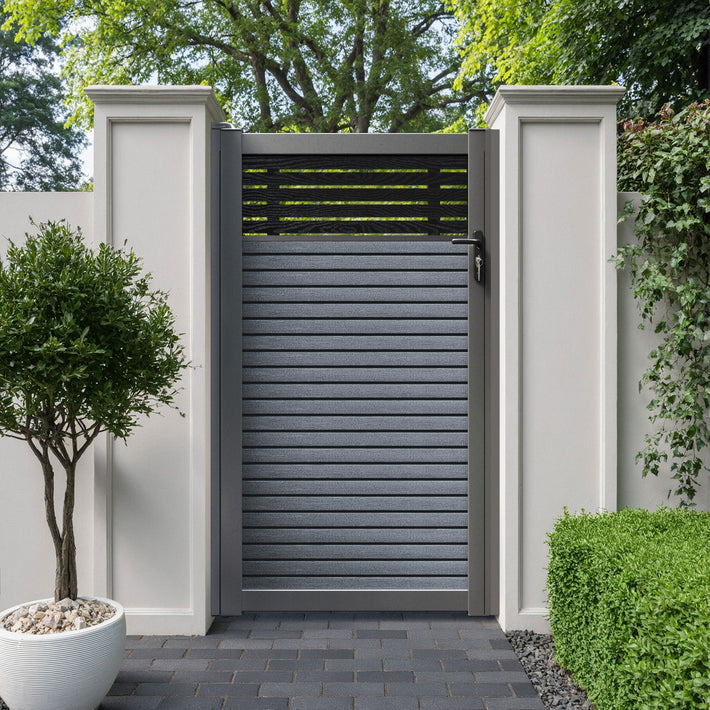 Hudson Aspen Pedestrian Gate - Anthracite