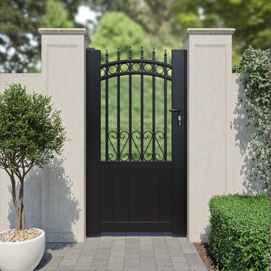 Palisades Aluminium High Middle Pedestrian Gate
