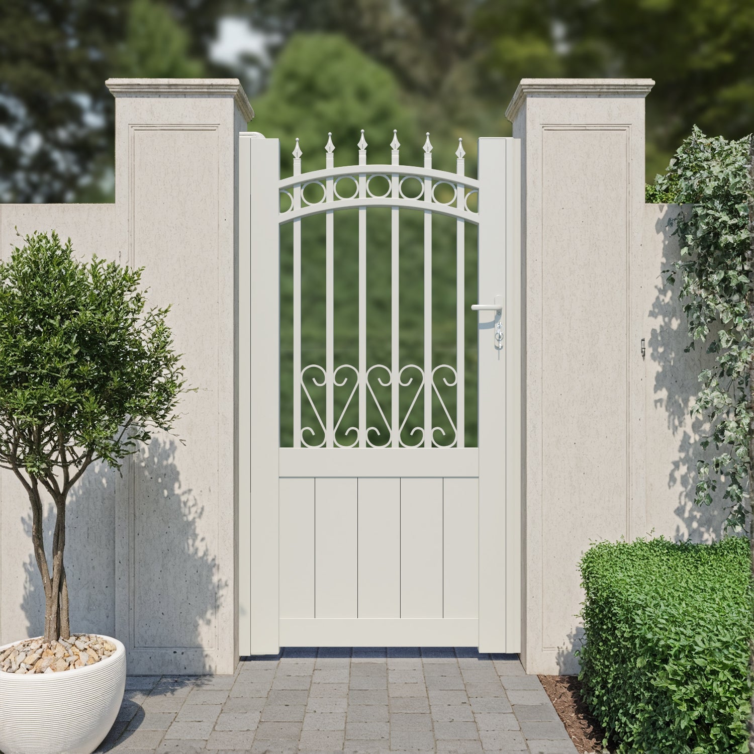 Palisades Aluminium High Middle Pedestrian Gate