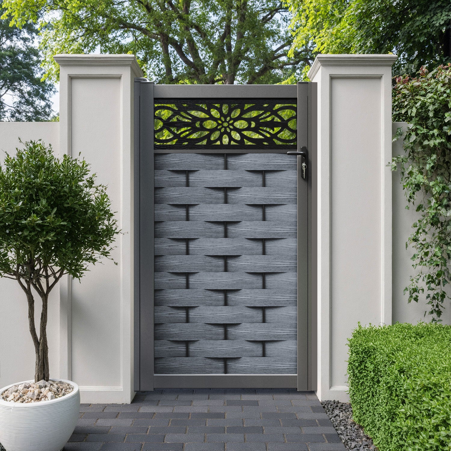 Ripple Windsor Pedestrian Gate - Anthracite
