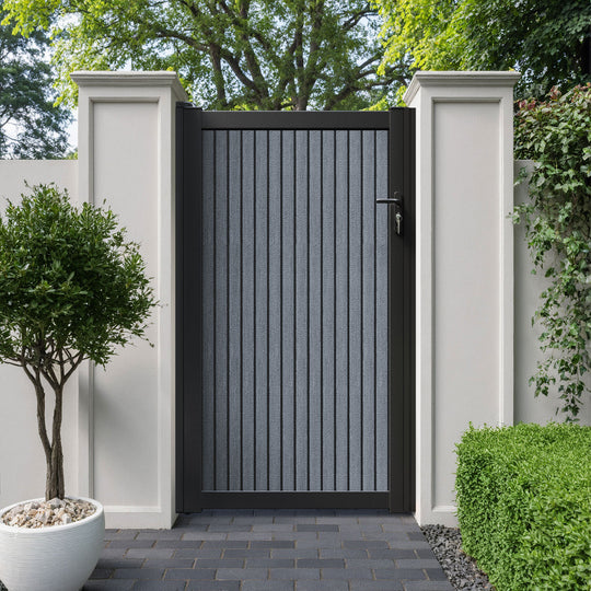 Virtis Pedestrian Gate - Anthracite