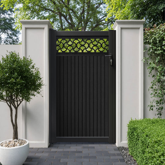 Virtis Vida Pedestrian Gate - Black