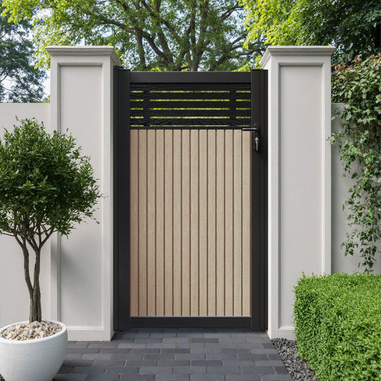 Virtis Aspen Pedestrian Gate - Light Oak