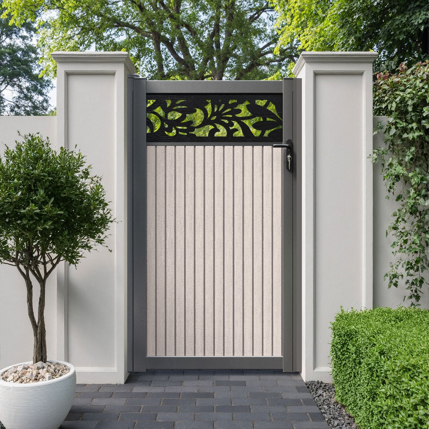 Virtis Heritage Pedestrian Gate - Mid Stone