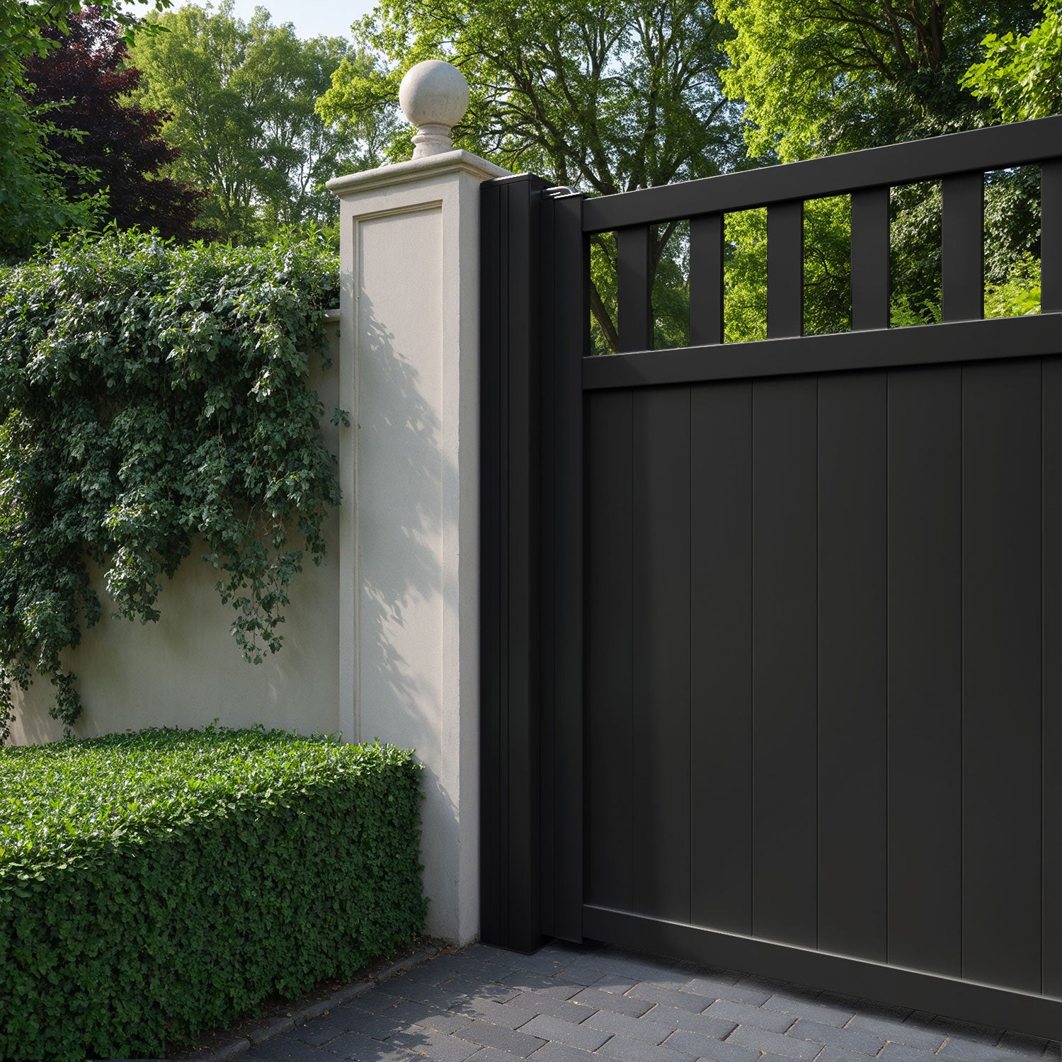 Orchard Aluminium Sliding Straight Top Driveway Gate