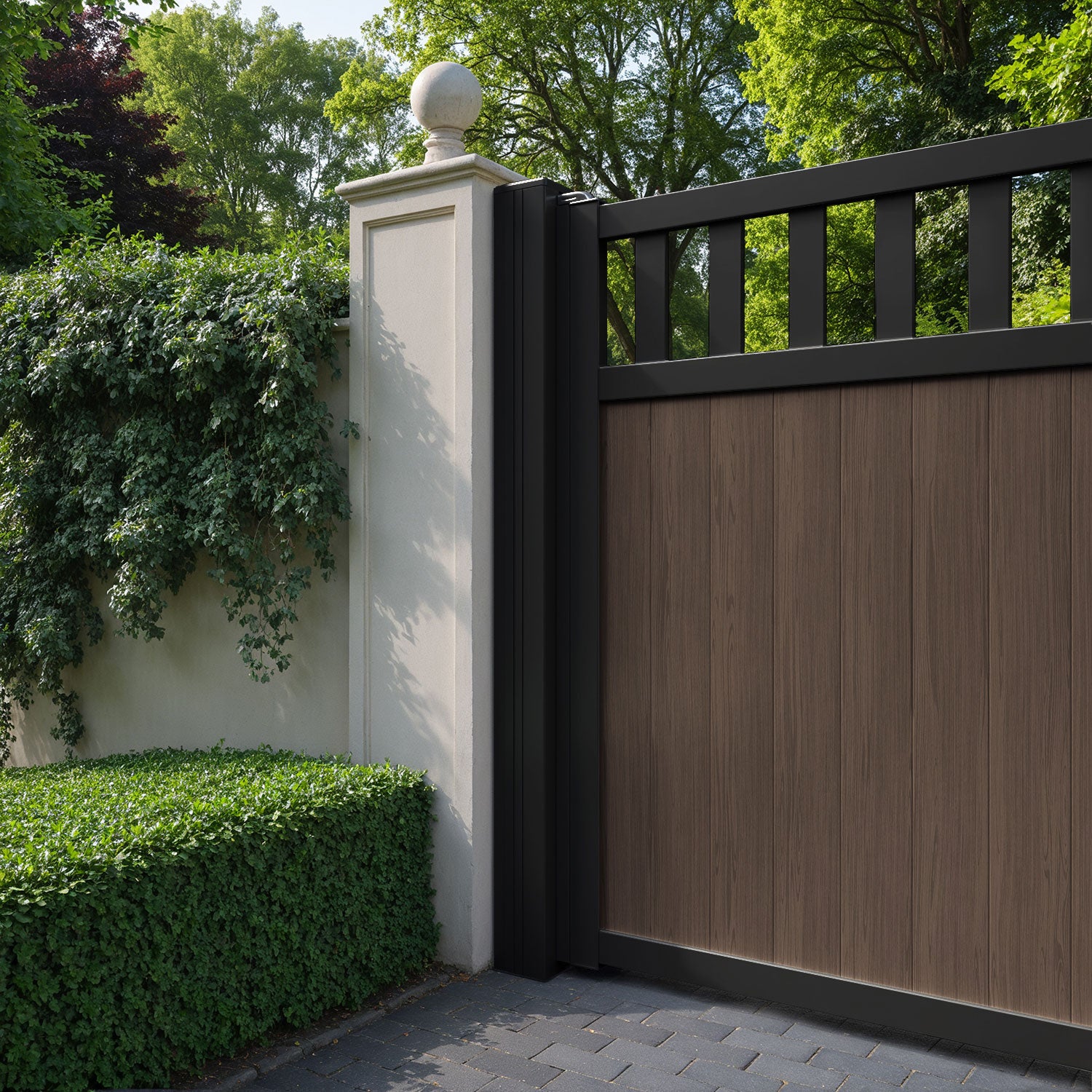 Orchard Aluminium Sliding Low Middle Driveway Gate