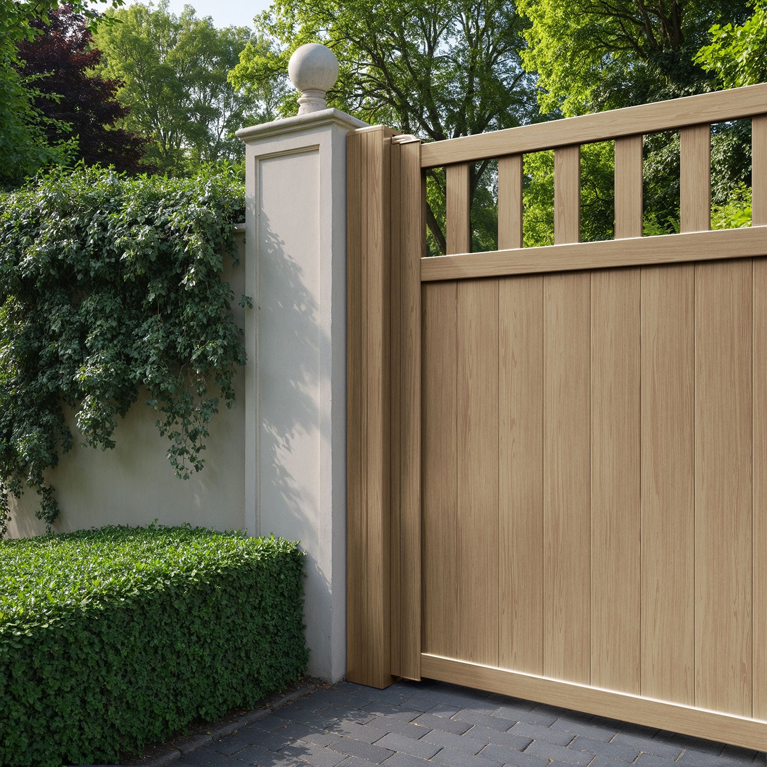 Orchard Aluminium Sliding Straight Top Driveway Gate