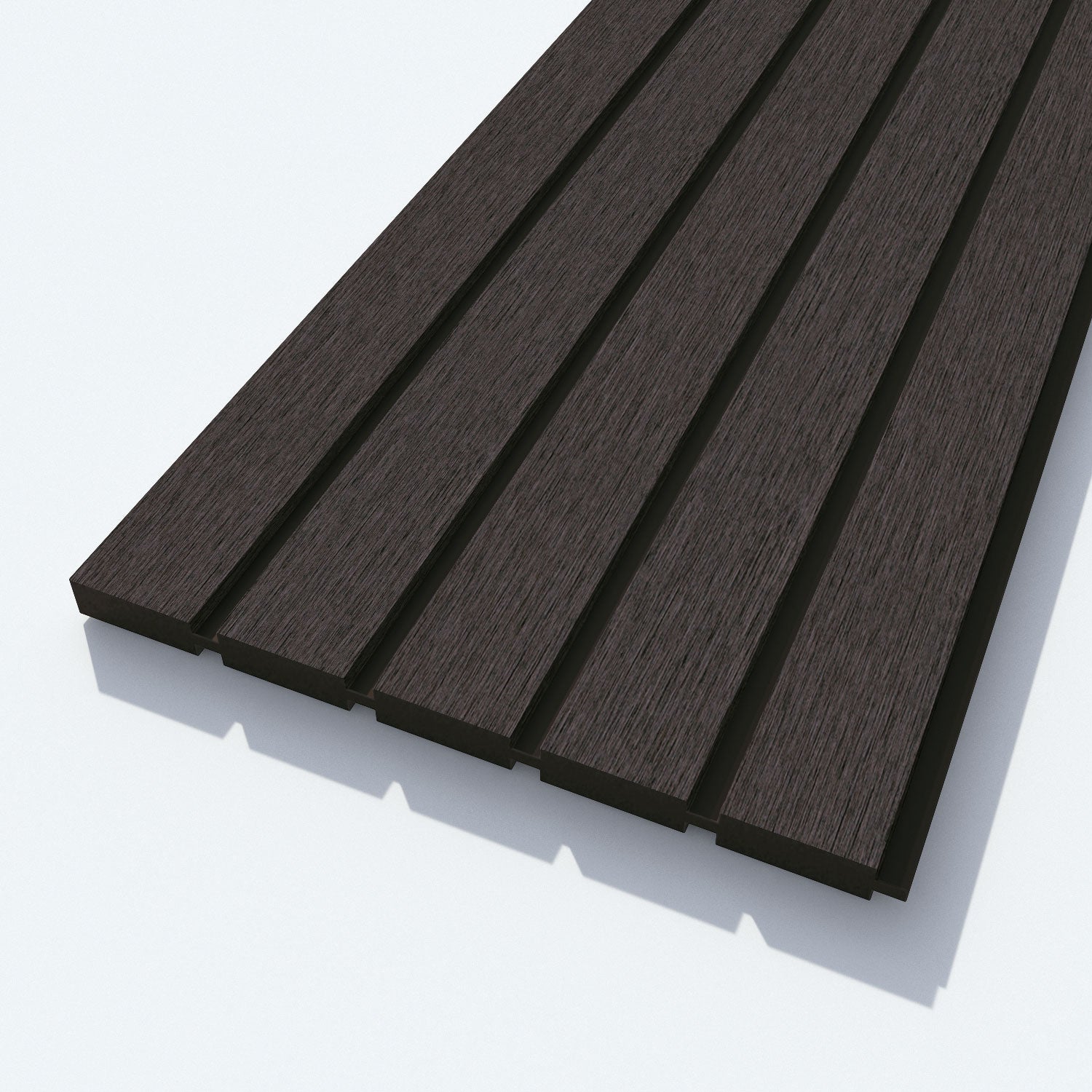 Hudson Laurel Fence Panel - Dark Oak - for existing concrete posts