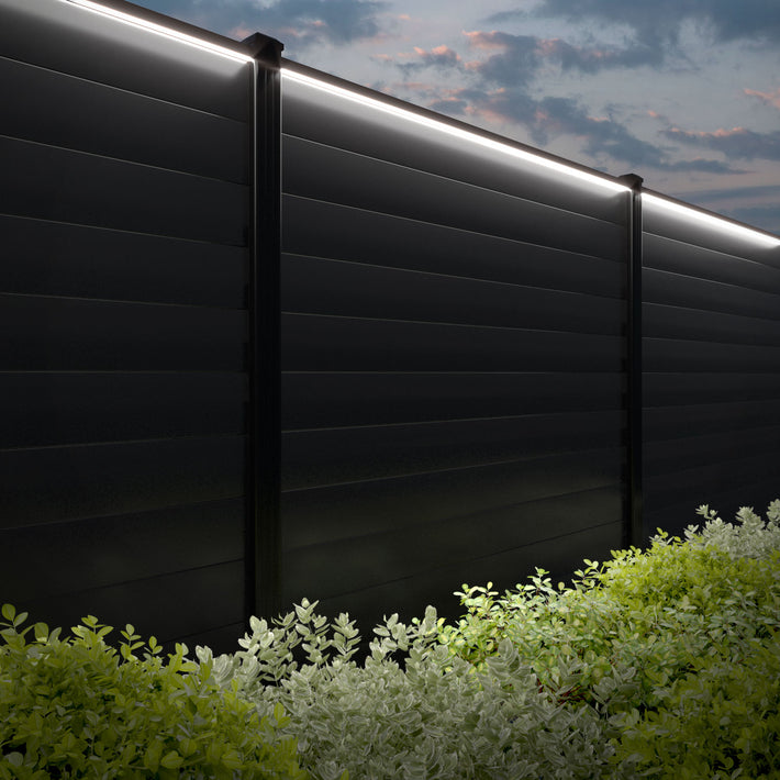 Salone Aluminium Fence Panel - with our aluminium posts