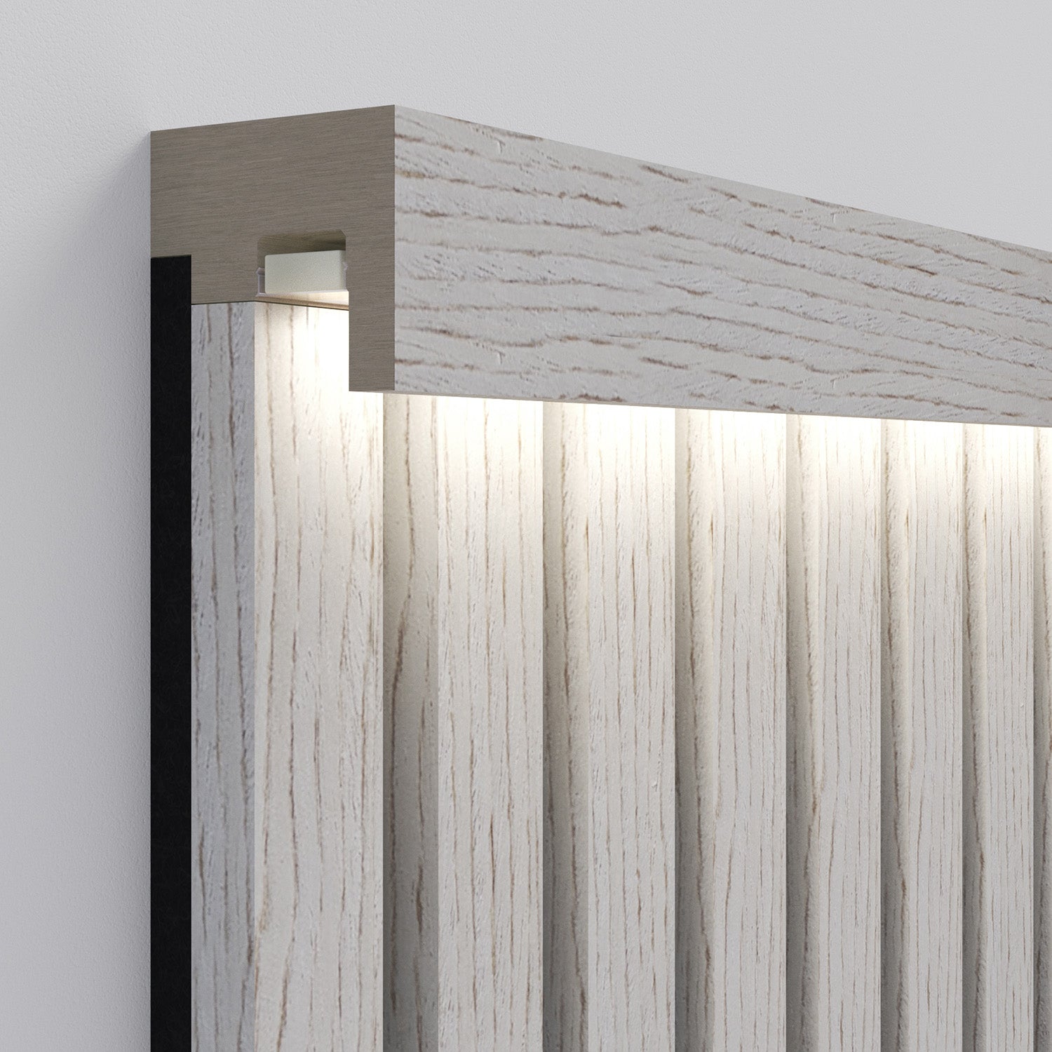 InsuSlat™ - Top Trim Batten - Light Grey