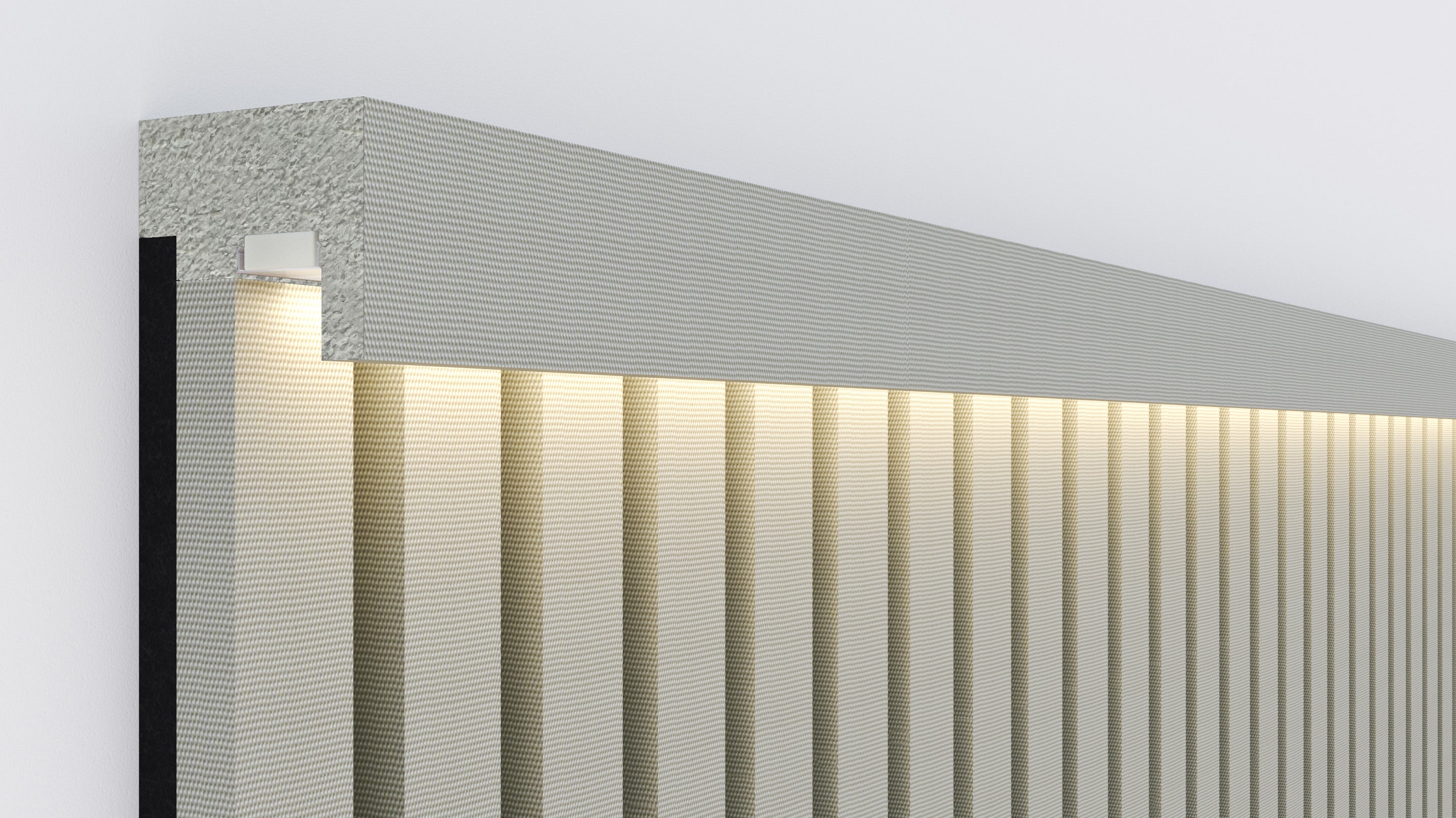 InsuSlat™ - Top Trim Batten - Limestone