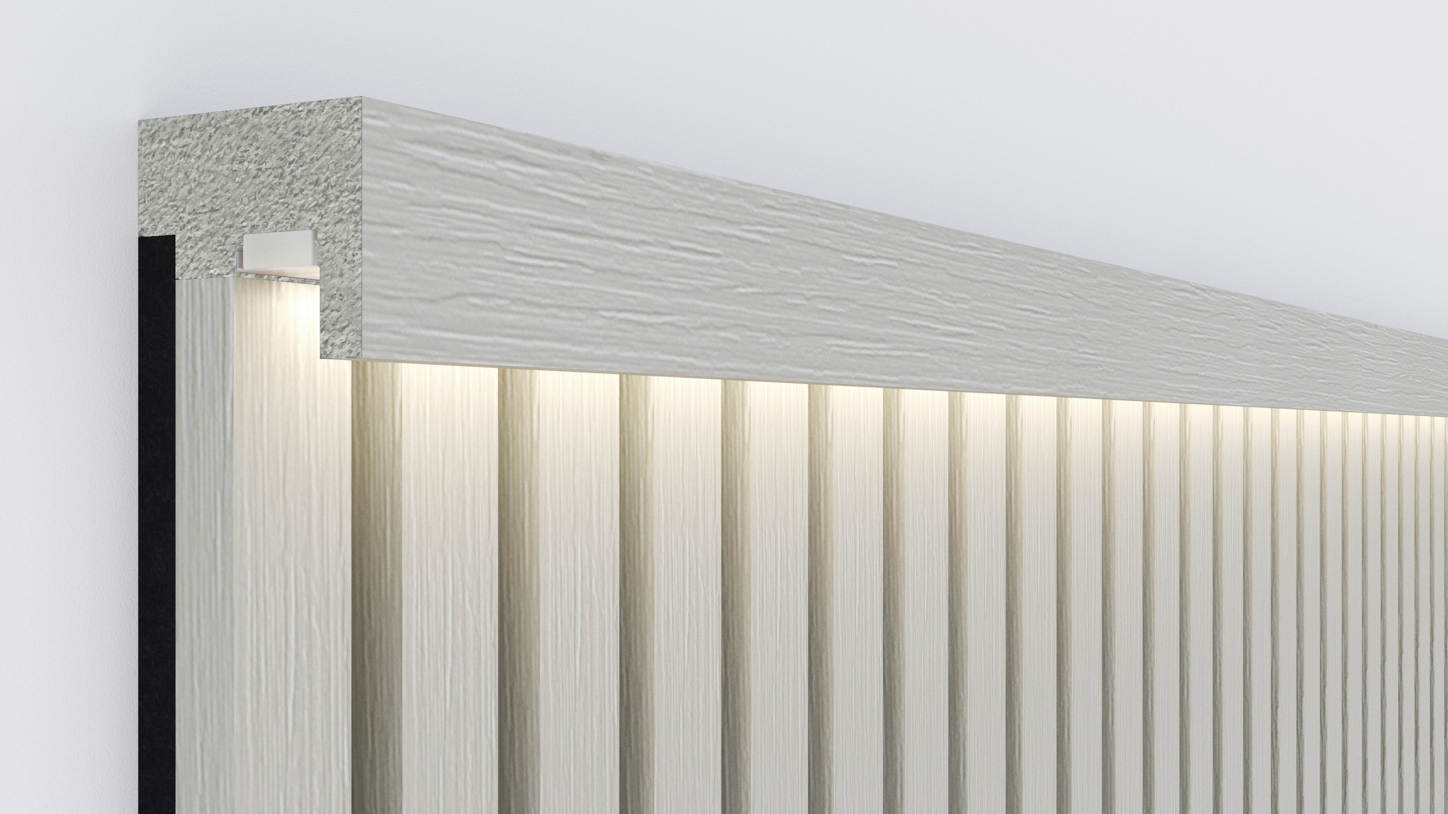 InsuSlat™ - Top Trim Batten - Linen